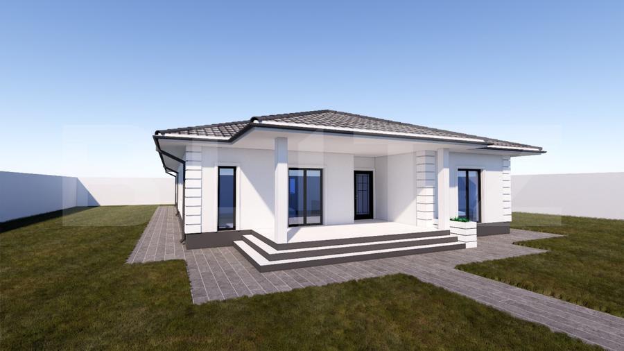 Casa in constructie 300 mp, teren 5000 mp, zona Ursati