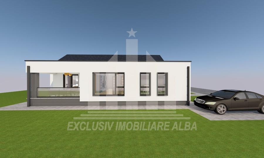 Casa individuala | 120 mp | 370 mp teren | Alba-Micesti