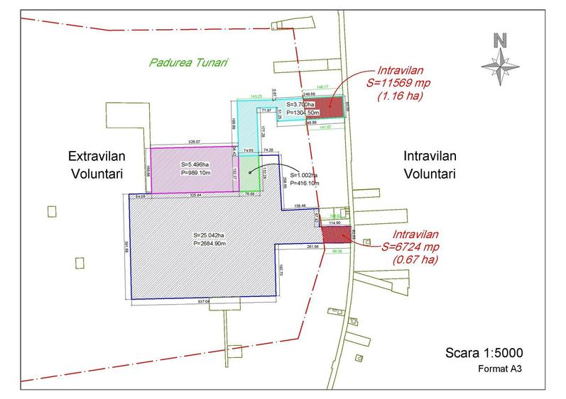 Oportunitate investitie exceptionala ! Pipera 352.400 mp. partial in intravilan
