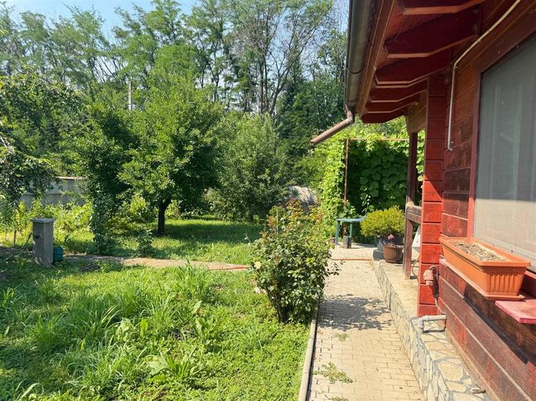 Casa din lemn masiv | 3 camere | Teren 5.000mp -Berceni Prahova
