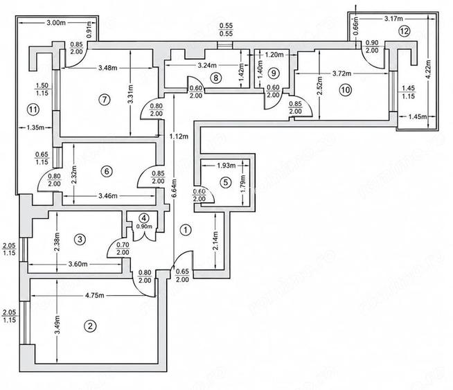 Apartament 4 camere- intermediar. Iasi - 7