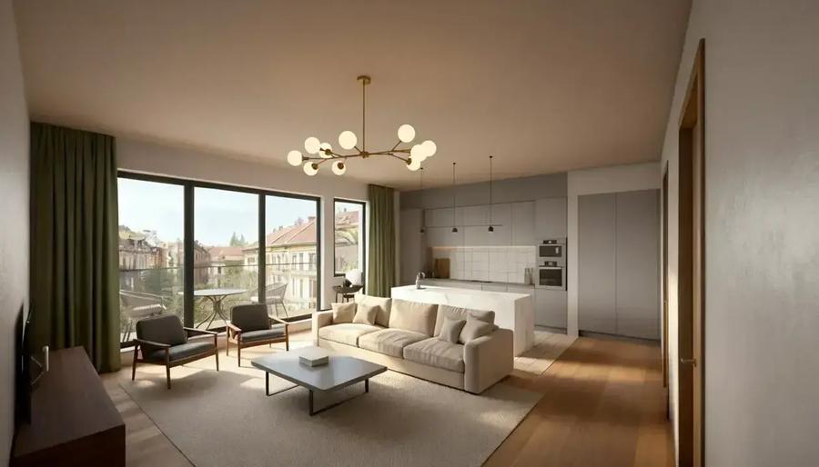 3 camere | Ștefan cel Mare | Bloc boutique premium | Boxă inclusă