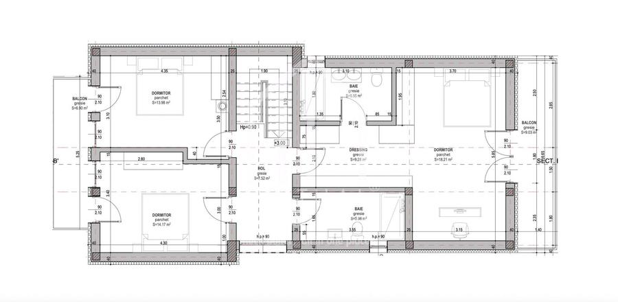 Casa individuala, 4 camere, 925mp teren, toate utilitatile, Cisnadie