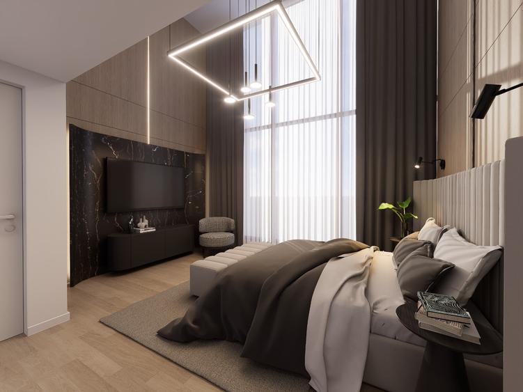 Penthouse Modern 3 Niveluri | 4 Parcari | Terase | Design Contemporan