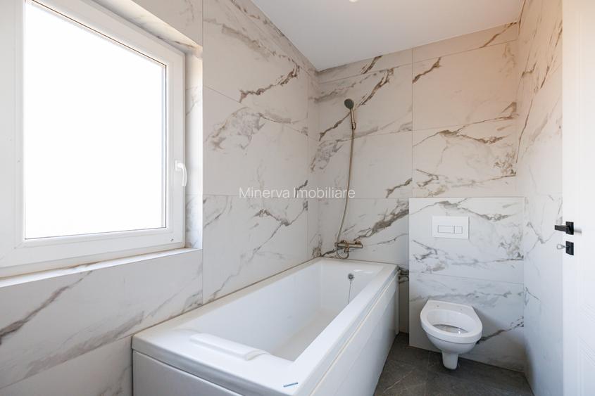 Duplex P+E în Moșnița Nouă, 3 dormitoare, 3 bai, teren 403 mp. Comision 0%