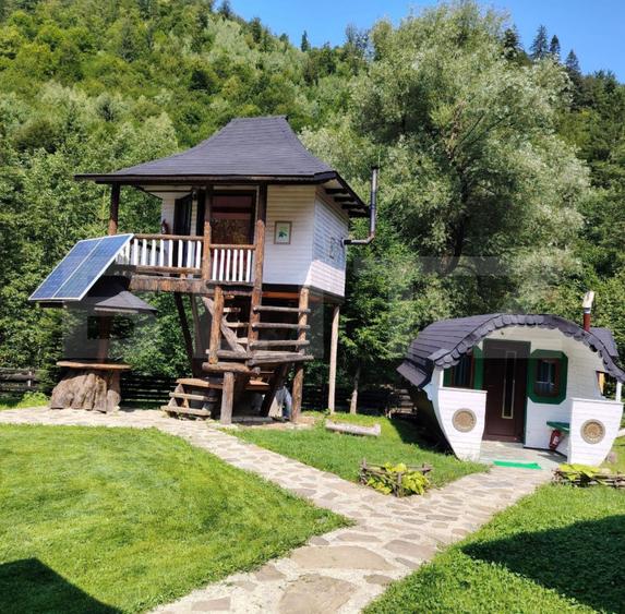 Cabana/Casa de vacanta in Molid, SV, 136 mp, teren cu 3300 mp, Iaz cu pesti
