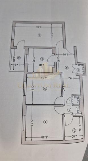 Apartament 3 camere decomandat | 69 mp | Metrou -Mihai Bravu