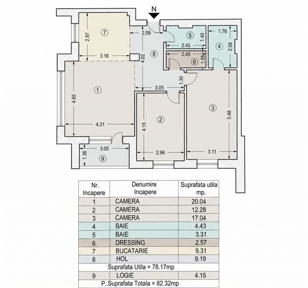 Apartament 3 camere 78mp cu gradina | 0 comision | Matei Millo