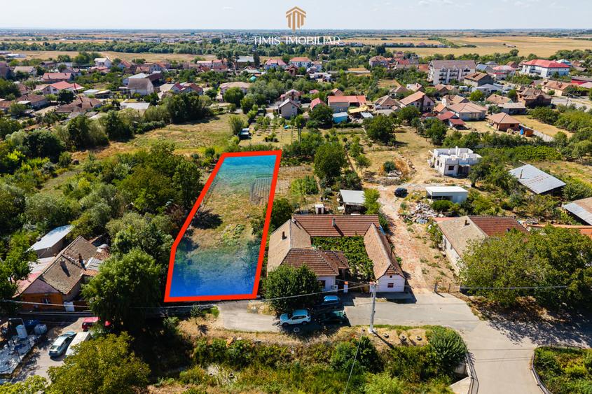 Teren 1.340 mp pentru casă – central, Remetea Mare | Comision 0%