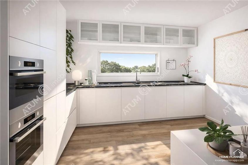 Casa individuala cu 4 camere si teren de 310 mp in Cristian zona Sere