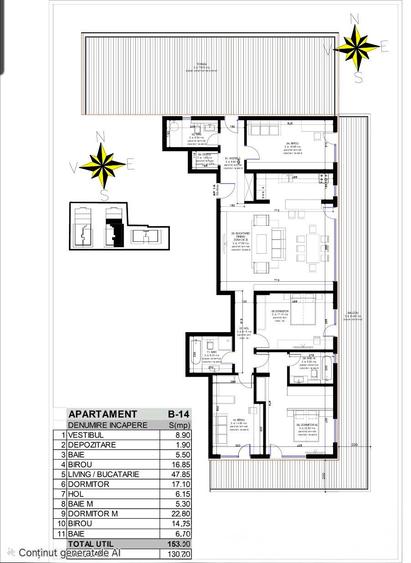 PENTHOUSE 5 CAMERE IANCU NICOLAE