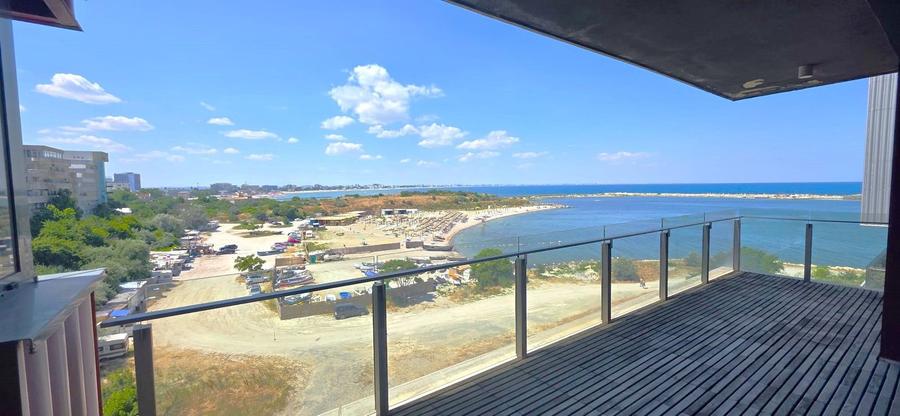 FALEZA NORD 2 CAMERE 105 MP. CU TERASA SI VEDERE FRONTALA LA MARE