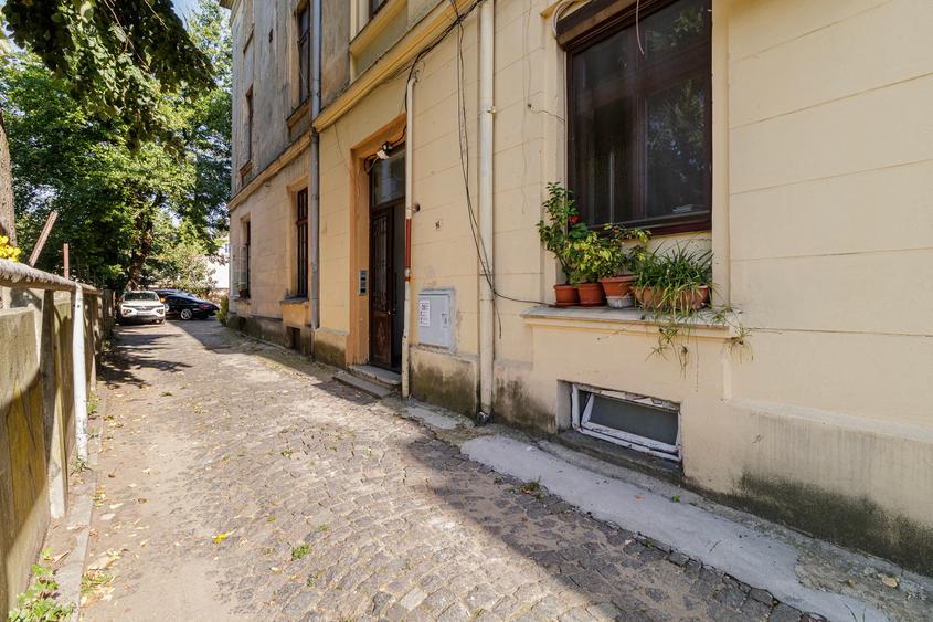 Apartament 3 camere, parter, 72 mp utili — zona Calea Victoriei
