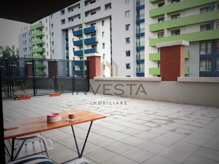 Apartament 2 camere la etajul 2 cu 80 mp de terasa in SOPOR!