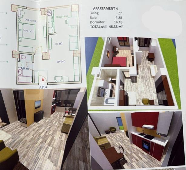Studio modern cu parcare subterana, zona Fantasy Parc