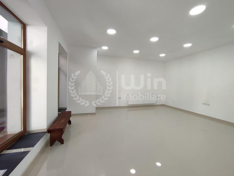Spatiu comercial cu 2 incaperi | Tavan Inalt | Finisat | Ultracentral