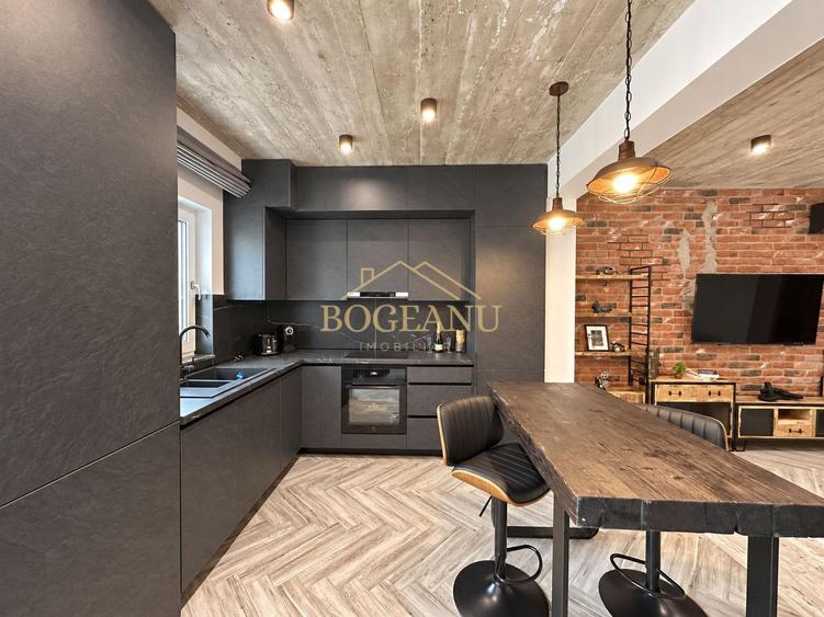 BG202-Apartament LUX 2 camere, mobilat,design industrial,parcare GIROC