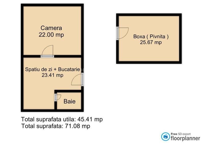 0 %comision Apartament cochet, etajul 1, sud, cladire istorica Central - 7