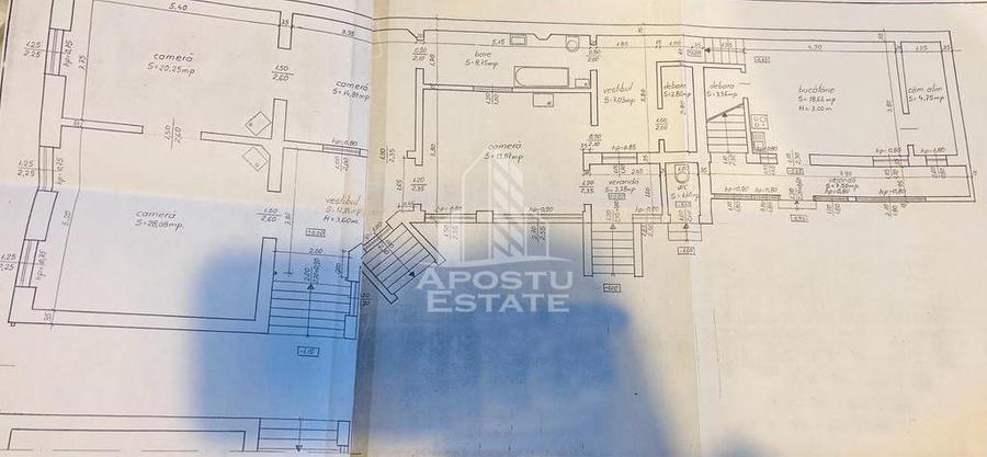 Casa cu 929 mp teren pretabil pentru investitie in zona Centrala.