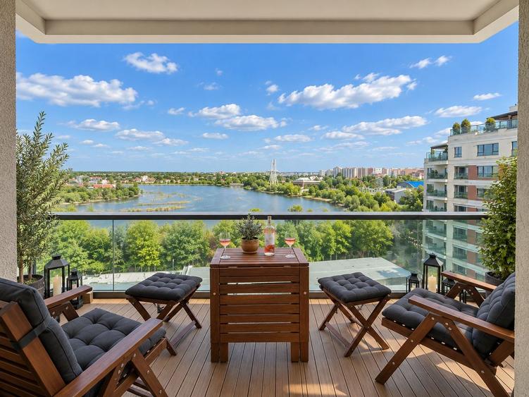 For Rent I 4-room Luxury Apartment I Lake View I Floreasca