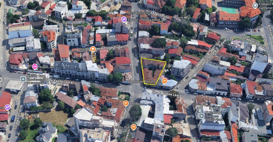 Teren cu potențial de dezvoltare în zona Dacia – Eminescu