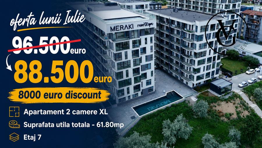 Apartament 2 camere XL | Meraki Resort & Spa | DISCOUNT 8000€