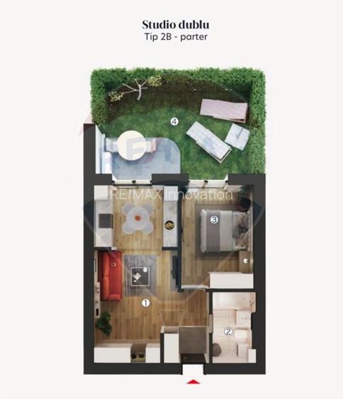 Vanzare studiouri duble zona Pallady - 9