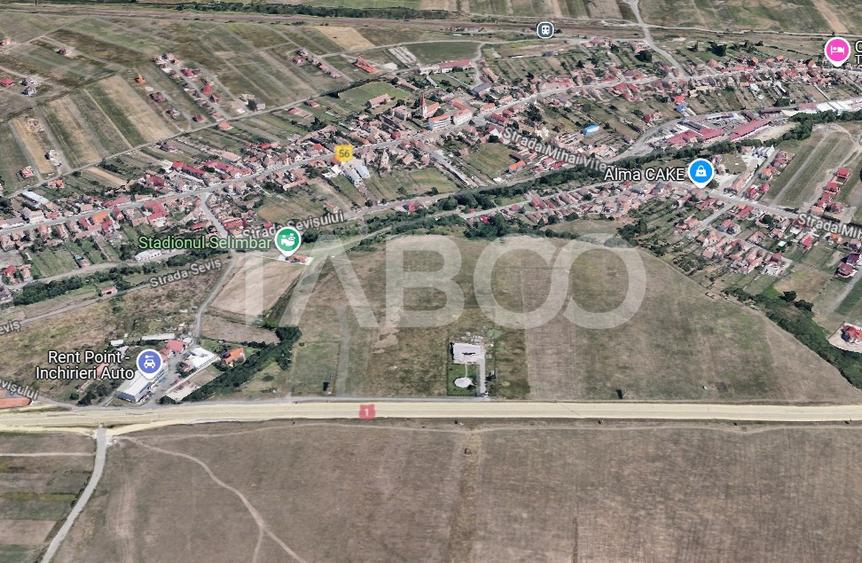 Teren de vanzare  extravilan 1088 mp  Selimbar  zona Sopa Sibiu