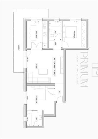 GIROC ESO - 3 Camere - Etaj intermediar - LIFT - Smart Home