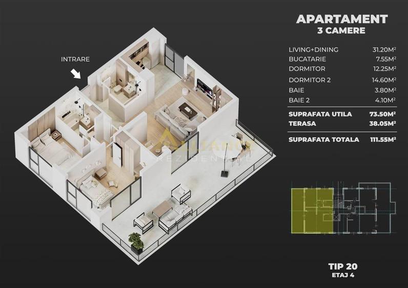 Apartamente 2 si 3 camere - Popesti Leordeni