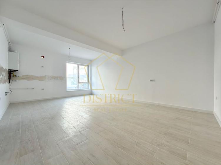 Apartament cu 2 camere, 54 mp utili la parter finalizat la asfalt in Giroc.