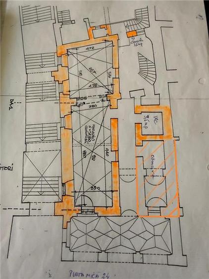 Spatiu comercial 70mp in P-ta Mica,optim showroom boutique,galerie arta ,etc