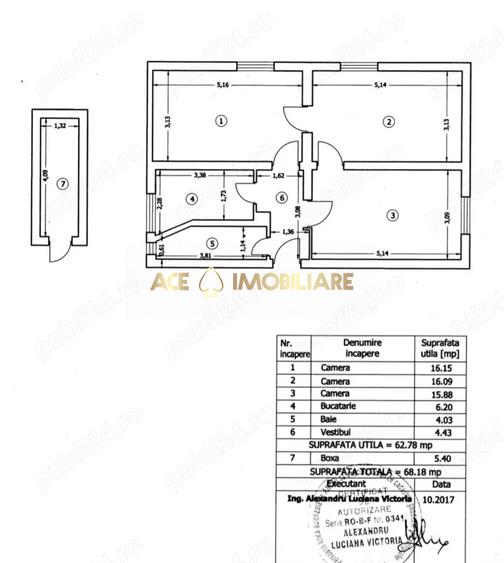 3 Camere de inchiriat | Floreasca | Parter