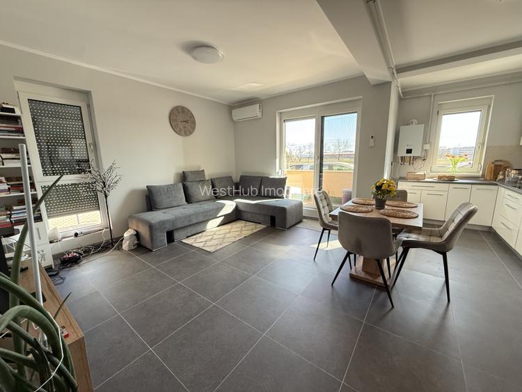 Apartament 2 camere, 50 mp utili + balcon, mobilat si utilat - Lidl-Giroc - 2