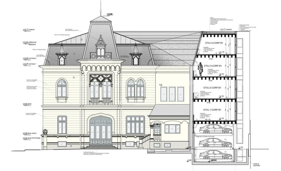 Vila istorica consolidata Universitate - Gradina Icoanei - Sup. 1500 mp  - 20