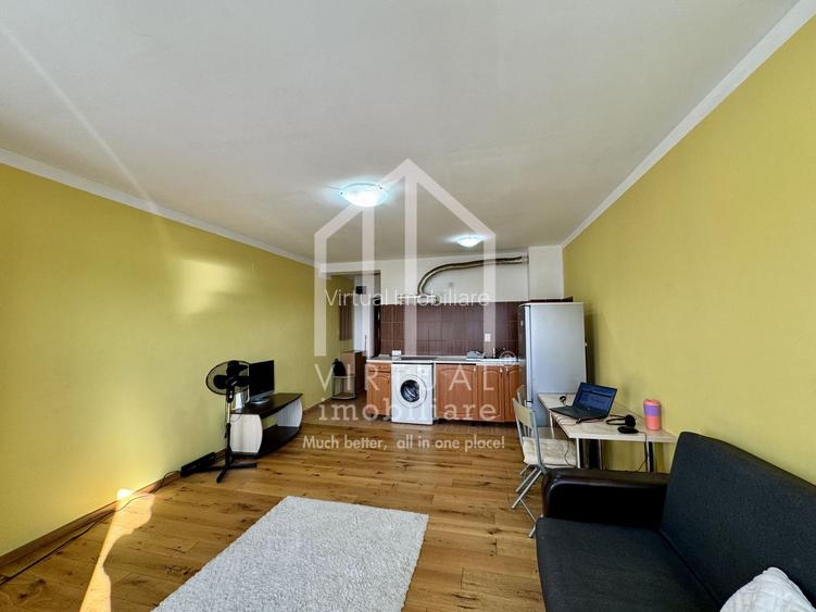 Garsoniera mobilata, 28mp utili, etaj 2/6, bloc cu lift, Broscarie - 3