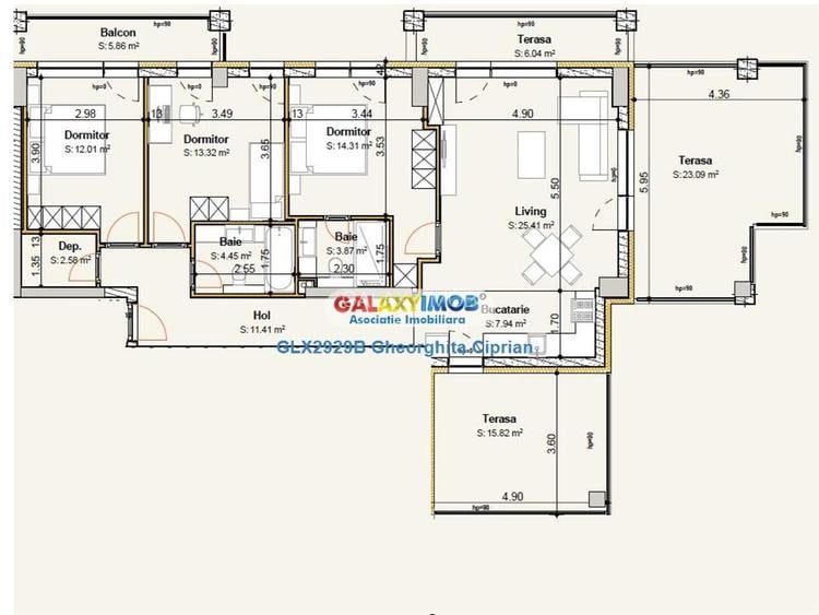 Apartament 4 camere constructie noua Pipera Avangarde 11 COMISION 0% - 6