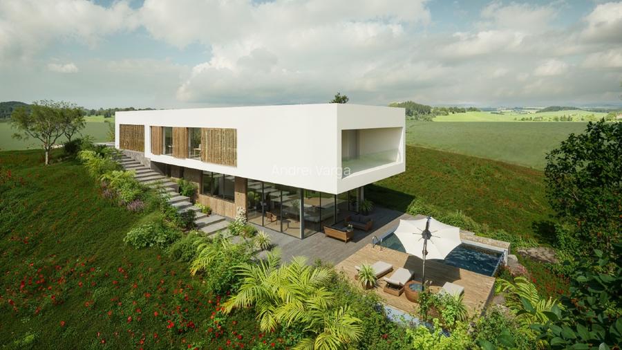 TEREN DE VANZARE CAMPENESTI CU AUTORIZATIE DE CONSTRUIRE LOCUINTA UNIFAMILIALA - 2