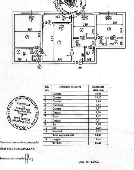 Apartament 3 camere | Metrou Constantin Brâncuși | 63 Mp Utili | TD3 - 1