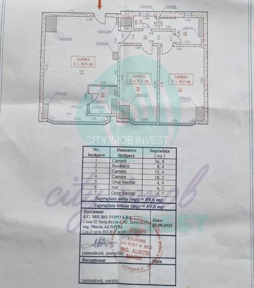 3 camere - bloc MONOLIT  - Bd. UNIRII - etajul 1 - 10
