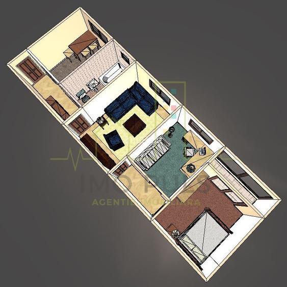 3 Camere. Etaj intermediar. Boxa. Centrala proprie. Termopane. - 2