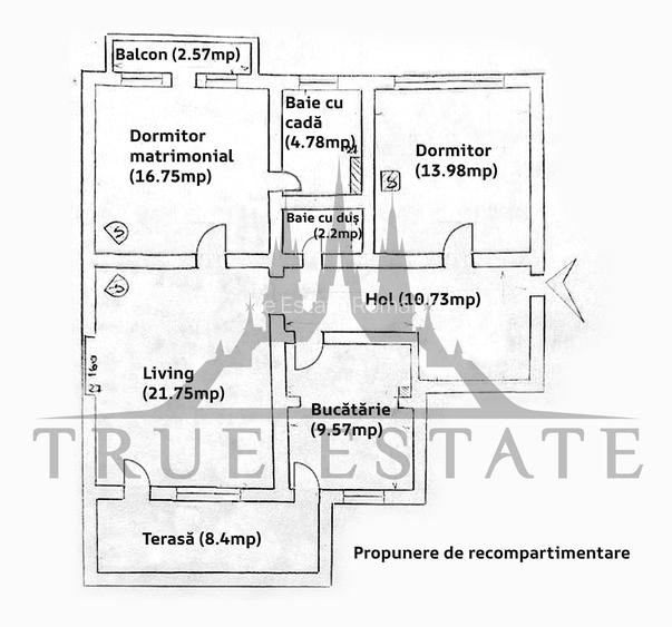 Apartament in imobil fara risc seismic cu garaj si boxa - 17