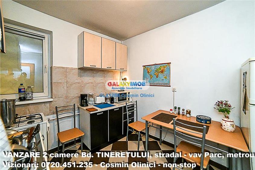 Vanzare 2 camere Bd. Tineretului - stradal - vav Parc - metrou - 50mp - 8