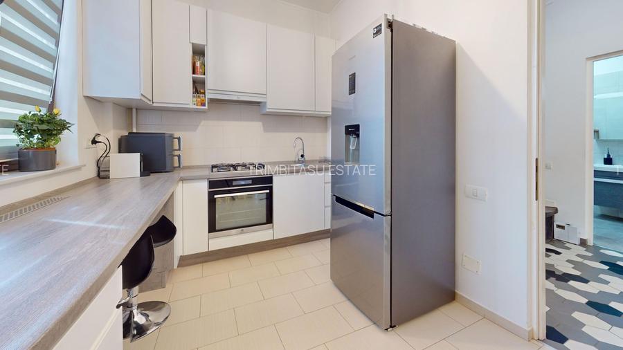 Apartament 2 camere mobilat - spatios 5 min metrou Straulesti - 12