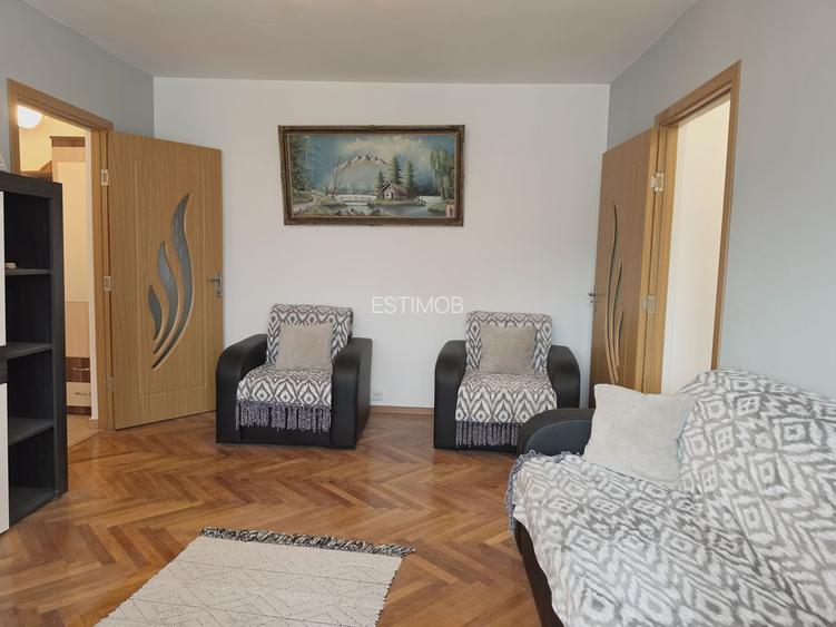 Cartierul Astra zona planete 3 camere cu 2 balcoane etaj 3/4 mobilat și utilat - 4