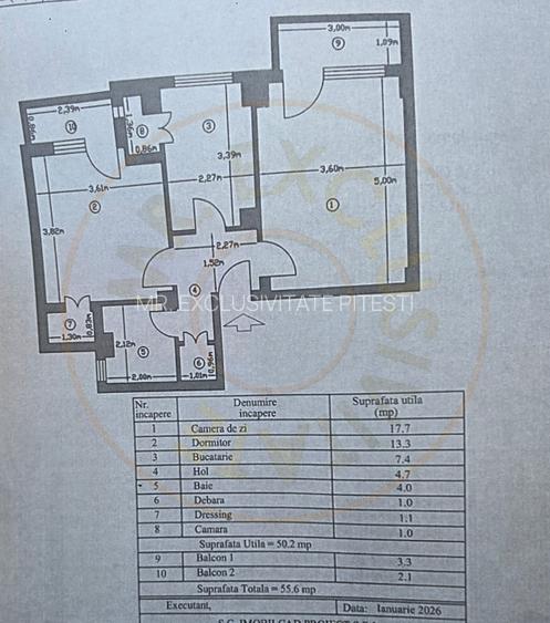 Ap. 2 camere decomandat, etaj 1, ultracentral IC Bratianu Magnolia - 2