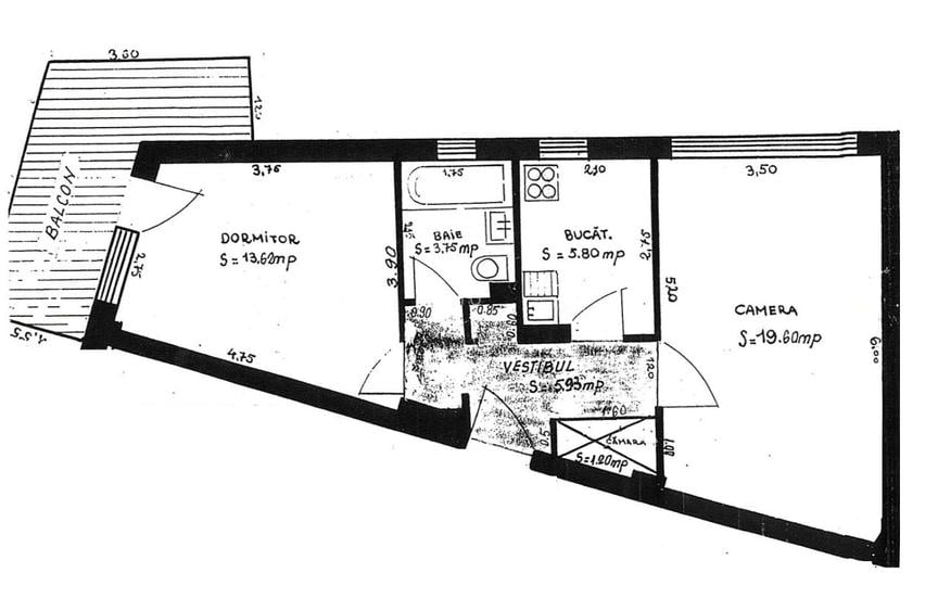 APARTAMENT CU TERASA RENOVAT DE LA 0 IN IMOBIL FARA RISC LANGA PARCUL CISMIGIU - 1