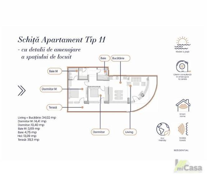 Apartament 3 Camere - Complex Rezidențial WHITE SEA - Mamaia - 2