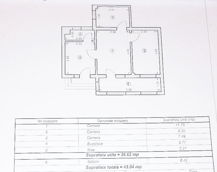 Apartament 3 camere - Tomis Nord - 79.000 euro negociabil (Cod E11) - 7