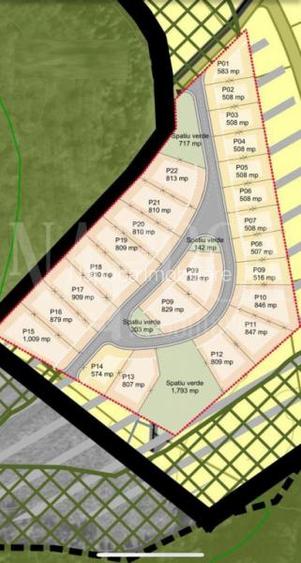 Teren intravilan pentru constructii de vanzare in Chinteni - 2